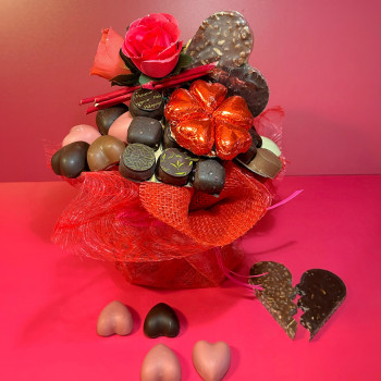 Un bouquet de chocolats chez de Neuville pour la Saint-Valentin 2022 