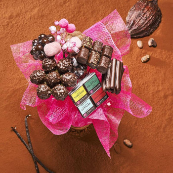 Bouquet de chocolat  Bouquet de chocolats, Cadeau chocolat