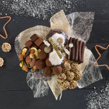 Bouquet de chocolats "spécial fêtes" : Sous les étoiles