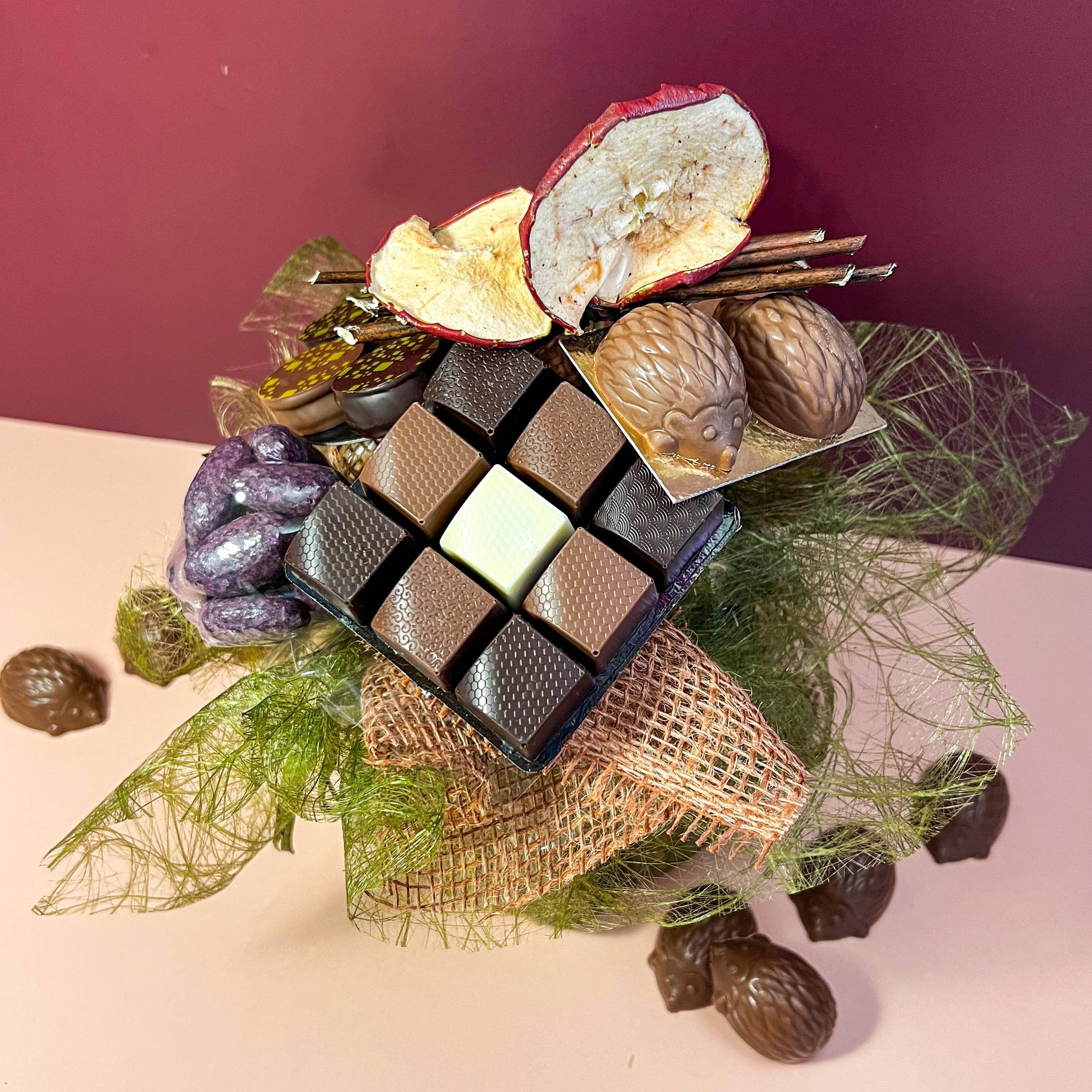 Bouquets de fleurs en chocolats pour un automne réconfortant