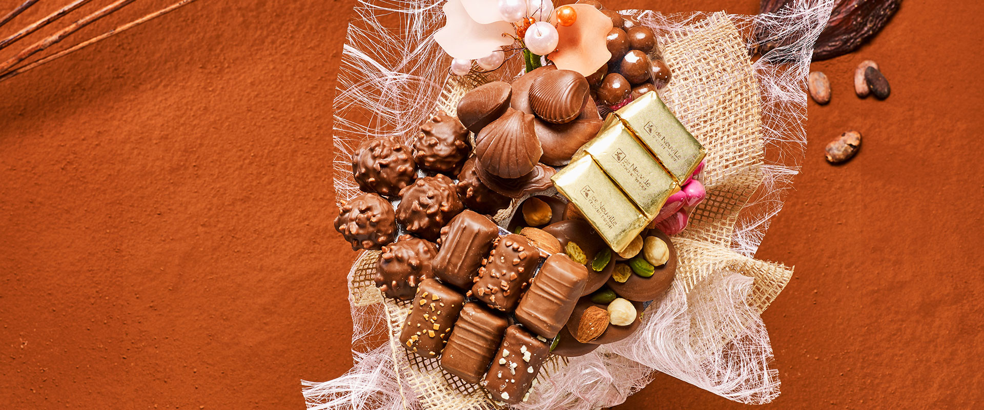 Assortiment chocolats lait made in France