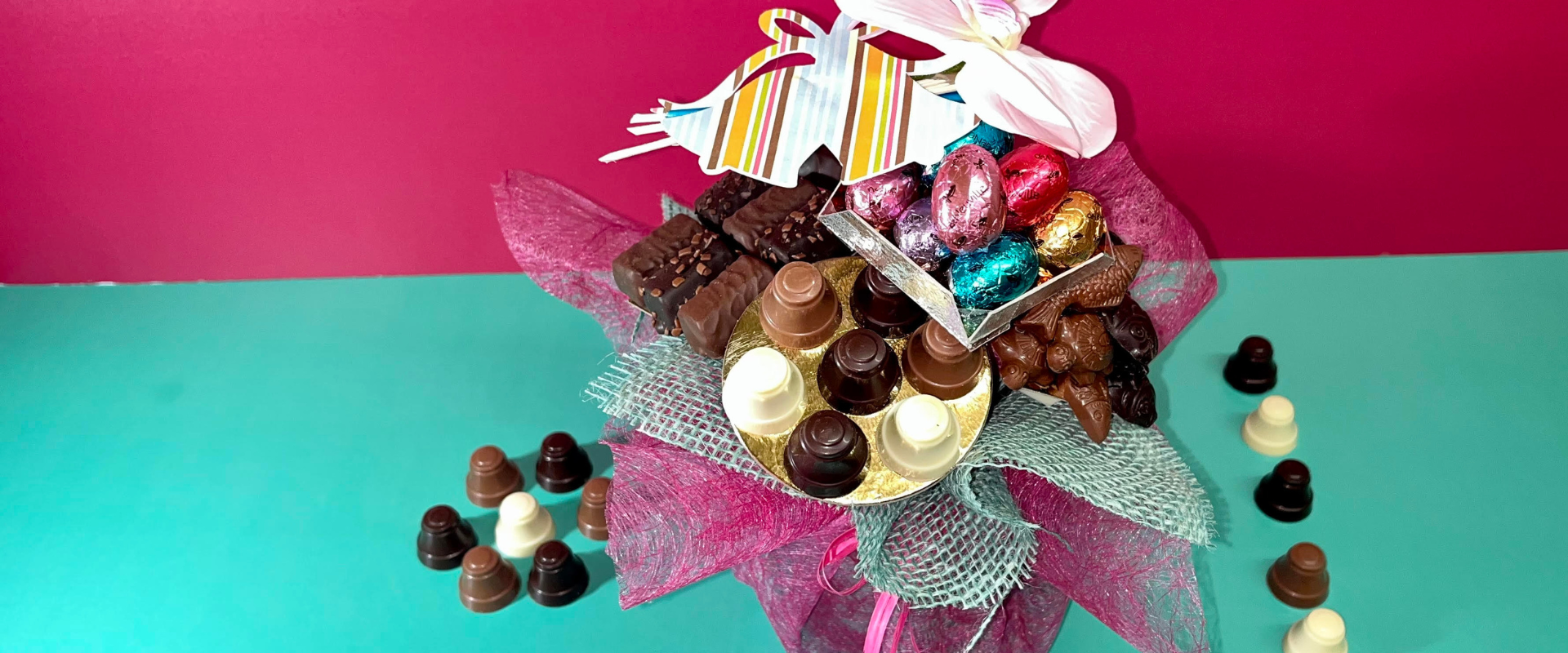 Idée cadeau bouquet de chocolat pour Pâques 